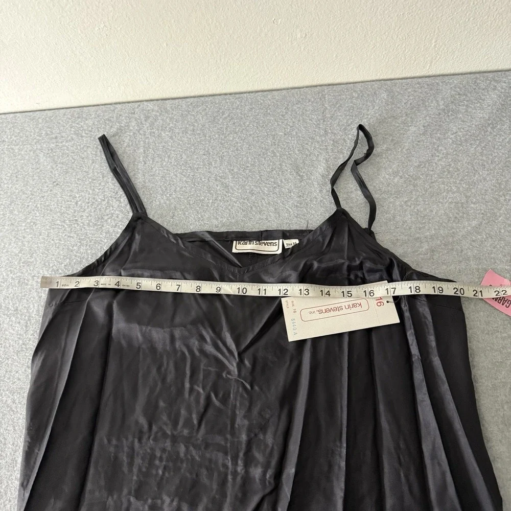 New Vintage‎ Karin Steven's Black Lace Whimsigoth Classic Midi Dress Dark Fairy